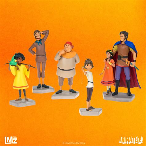 Id9 Les Mysterieuses Cites Dor Lmz Animated Pack 6 Statues Esteban