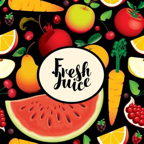 Textura Transparente Con Jugo De Frutas Frescas Vector Premium