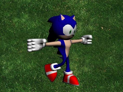 Sonic Character Model By T2thefox On Deviantart