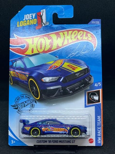 Hot Wheels Custom 18 Ford Mustang GT Joey Logano Carshoping