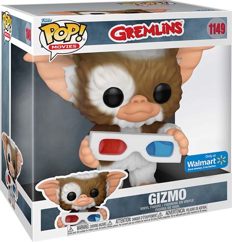 Figurine Pop Gremlins 1149 Pas Cher Gizmo Avec Lunettes 3D 25 Cm