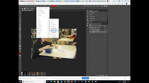 Photopea Blur A Background With Lens Blur Youtube