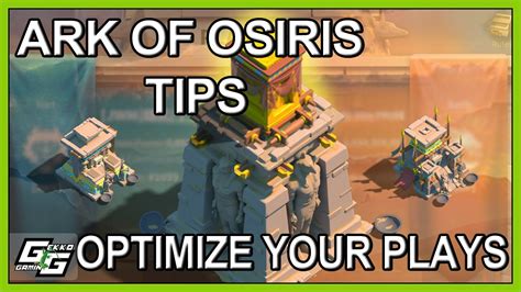 Ark Of Osiris Tips For Individuals And Team Best Practice Rise Of