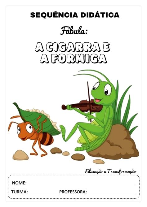 Blog Educa O E Transforma O F Bula Cigarra E A Formiga Cigarra