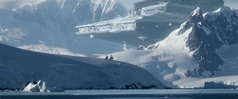 Star Wars Snow Winter Iceberg Ice Fjord Arctic Star Destroyer