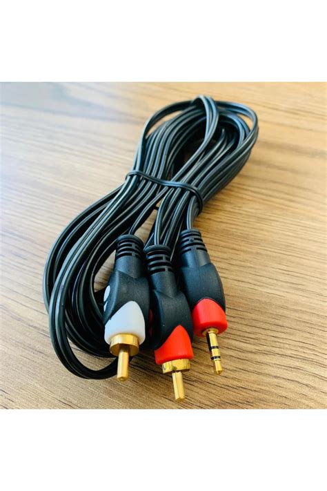 Ataelektron K Metre Mm Rca Line Aux Ses Kablosu Bilgisayar