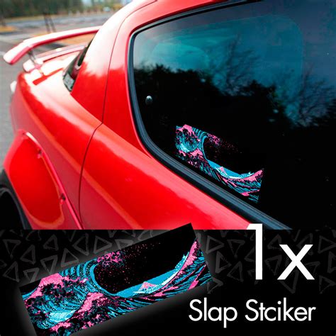 Buy Great Wave Kanagawa V1 Jdm Stance Low Neon Style Printed Box Slap