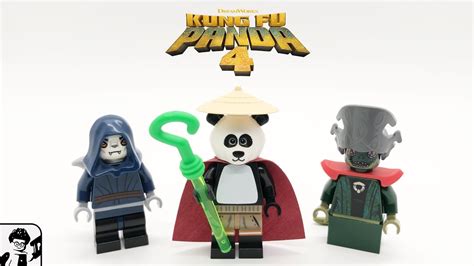 Lego Kung Fu Panda Custom Minifigures Po Zhen And The Chameleon