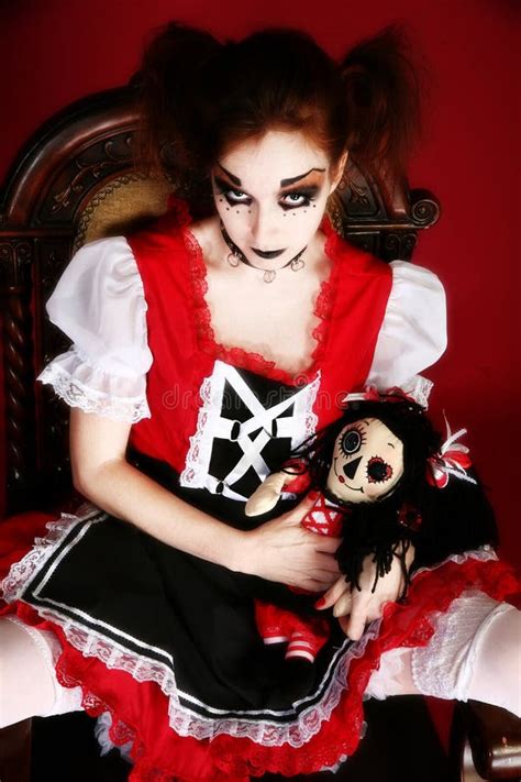 Goth Puppe Frau Stockbild Bild Von Zauber Verfassung 3995515