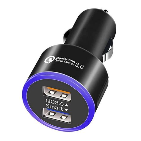 New 6 2A Quick Charge QC 3 0 Dual USB 2 Port Car Charger Charging For