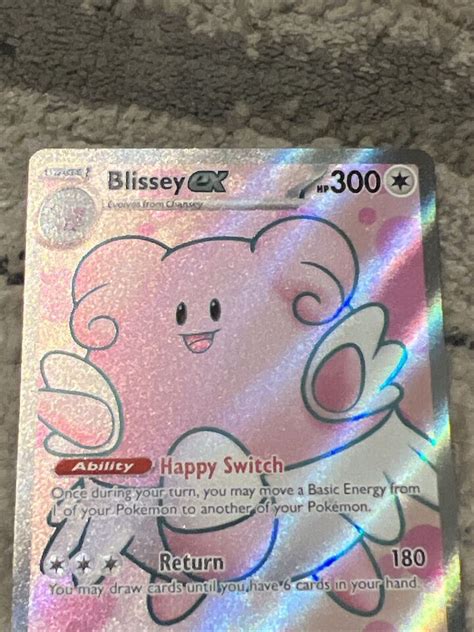 Pokemon TCG Blissey EX 201 167 Ultra Rare Twilight Masquerade NM Card