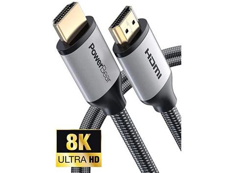 K Hdmi Cable Ft Braided Nylon Gold Connectors Newegg