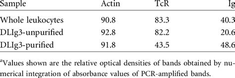 Densitometric Analysis a | Download Table 
