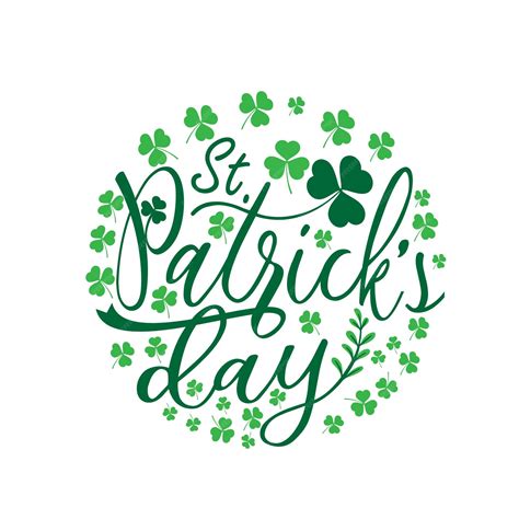 Premium Vector St Patricks Day Lettering Design