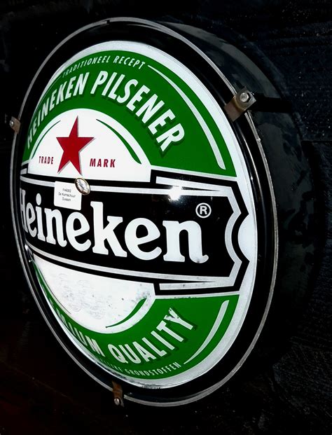 Heineken Bier Buiten Lichtbak Oud Logo Cm Fh De Kornschuur