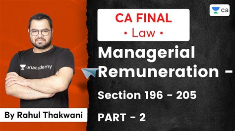 Managerial Remuneration Section Ca Final Law Rahul