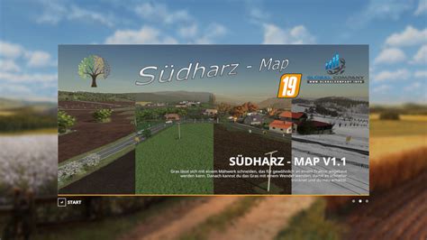 LS 19 Südharz Map v 1 1 4fach Maps Mod für Landwirtschafts Simulator 19