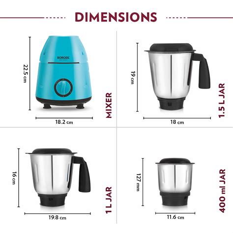 buy  mixer grinder blue    price   india borosil