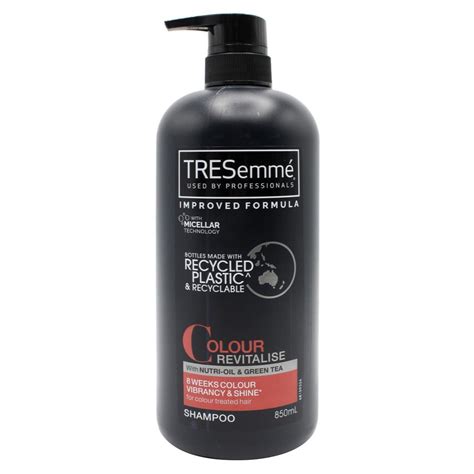 Tresemme Shampoo Color Revitalise With Nutri Oil And Green Tea 850ml