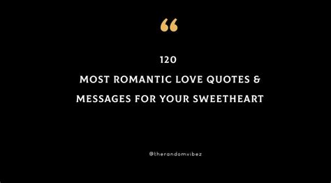 Most Romantic Love Quotes For Your Sweetheart