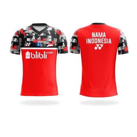 Jual Jersey Bulutangkis Badminton Custom Baju Kaos Bulutangkis