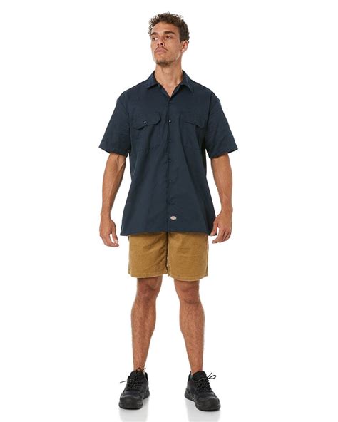 Dickies 1574 Short Sleeve Work Shirt Dark Navy Buy Online