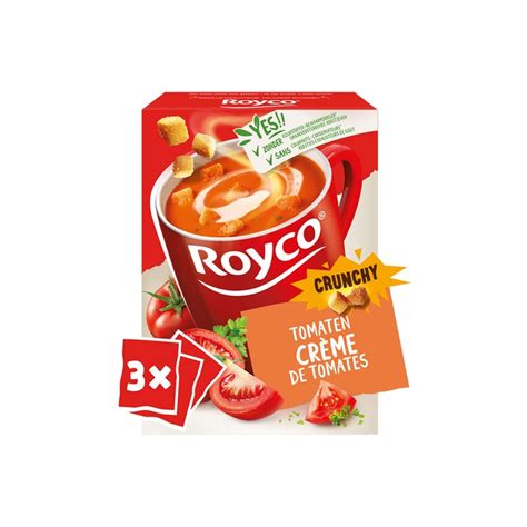 Roger de Lille Soupe Crème de Tomate Crunchy Royco 3 sachets