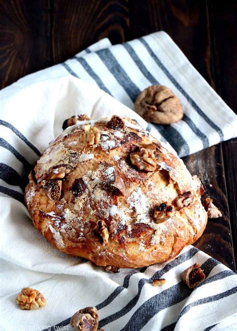 Rosemary Green Olives No Knead Bread Del S Cooking Twist