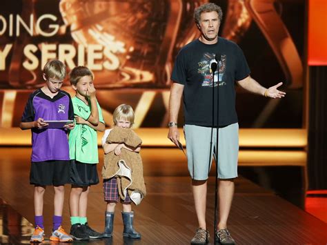 Will Ferrell brought his kids on stage. | Best Pictures From the Emmy ...