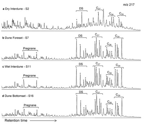 Mass Chromatograms Mz 217 Of Saturated Hydrocarbons In Tar Sands Download Scientific Diagram