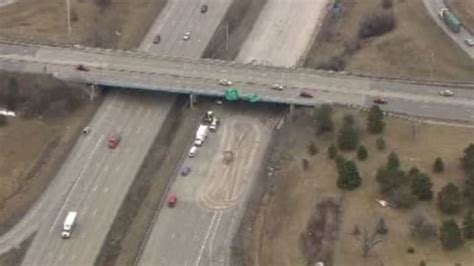 Sb I 275 Reopens At 8 Mile Road After Jackknifed Semi Truck Spills Fuel