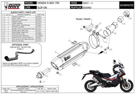 Mivv Suono Rvs Black Slip On Einddemper Met E Keur Honda X Adv