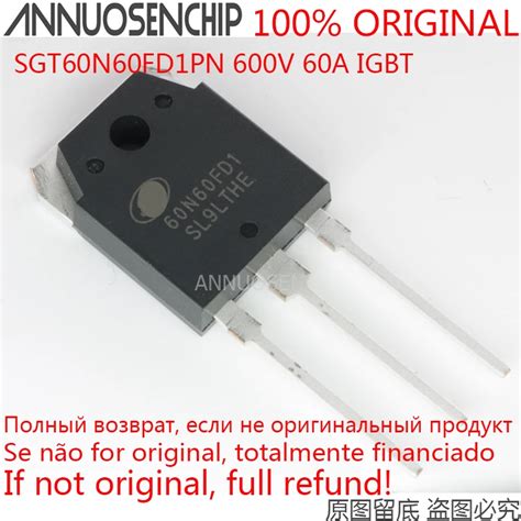 IGBT Original Importado No Estoque SGT60N60FD1PN 60N60FD1 TO 3P Em Vez