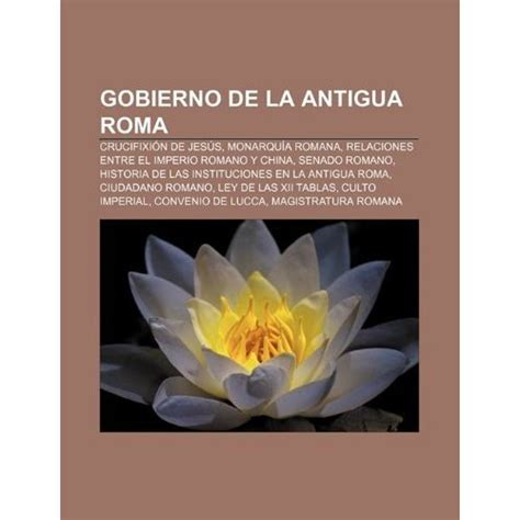 Libro Gobierno De La Antigua Roma Crucifixi N De Jes S Monarqu A