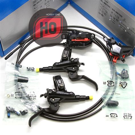 Promo Shimano DEORE BL M6100 Hydraulic Brake Set Lever Dan BR M6100