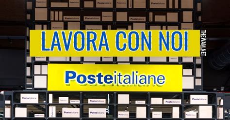 Poste Lavora Con Noi Posizioni Aperte A Marzo 2022