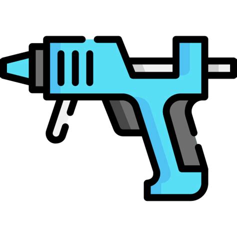 Hot Glue Gun Special Lineal Color Icon