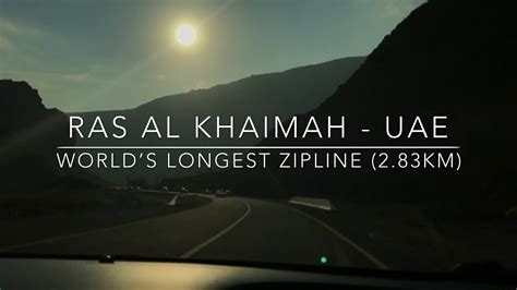 World Longest Zipline Jebel Jais Flight YouTube