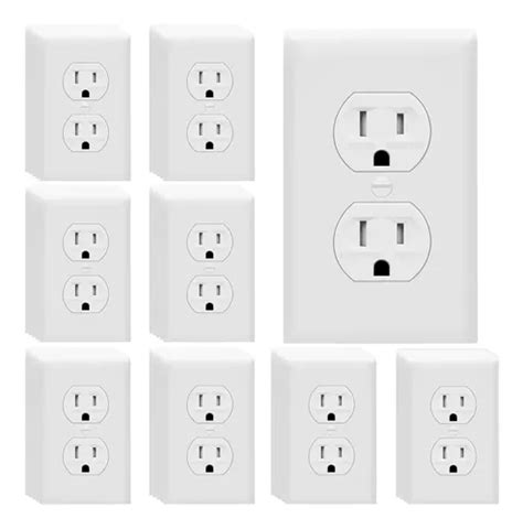 Enerlites Duplex Recept Culo Tomas Y Placas De Pared Bundle Meses