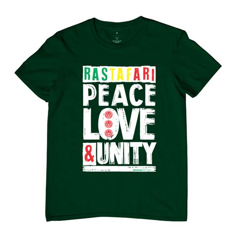 Camisa Reggae Peace Love Comprar Em Reggae Nation