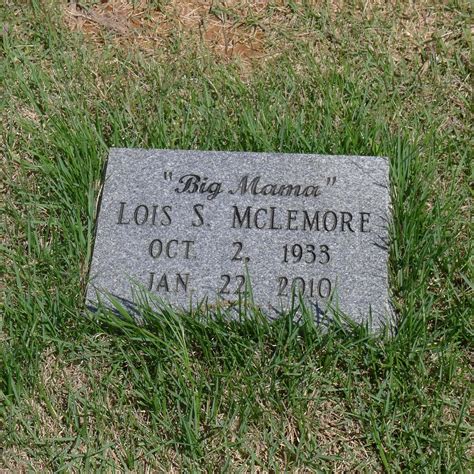 Lois S Mclemore 1933 2010 Find A Grave Memorial