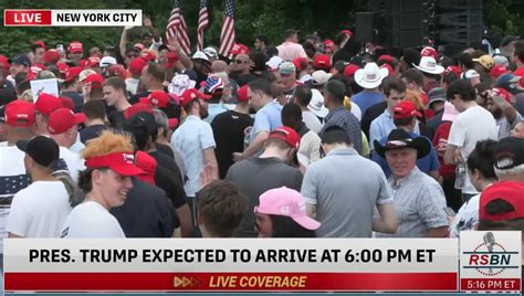 HISTORIC Tens Of Thousands Rally For Trump In Crotona Park