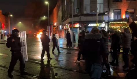 Watch: Riots Erupt Across Dublin After Immigrant Is Accused of Mass ...