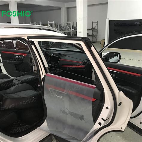 Foshio Customize Window Tinting Front Car Door Panel Cover Fir Tinting