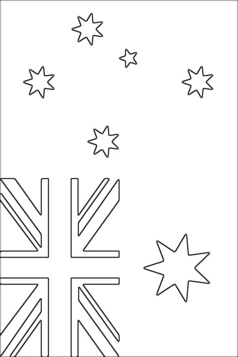 Free Printable Australian Flag Template - Printable Templates Free