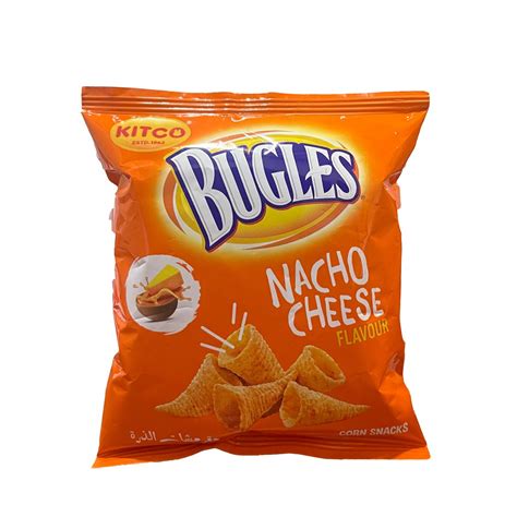 Kitco Bugles Corn Snacks Nacho Cheese 20 X 15g Online At Best Price Corn Based Bags Lulu Kuwait