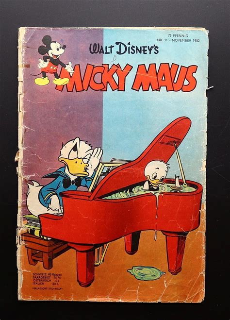 Auswahl Micky Maus Comic Heft 1952 Ehapa Original Walt Disney EBay