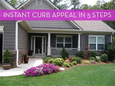 5 Easy Ways To Improve Your Homes Curb Appeal Front Yard Landscaping Outdoor Gardens Yard