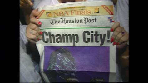 Party like it's 1994? Look back at the Rockets' first NBA Championship ...