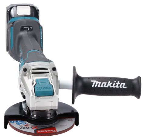 Makita Dga519z Miniamoladora Bl 18v Lxt 125mm Palanca X Lock Freno Dial